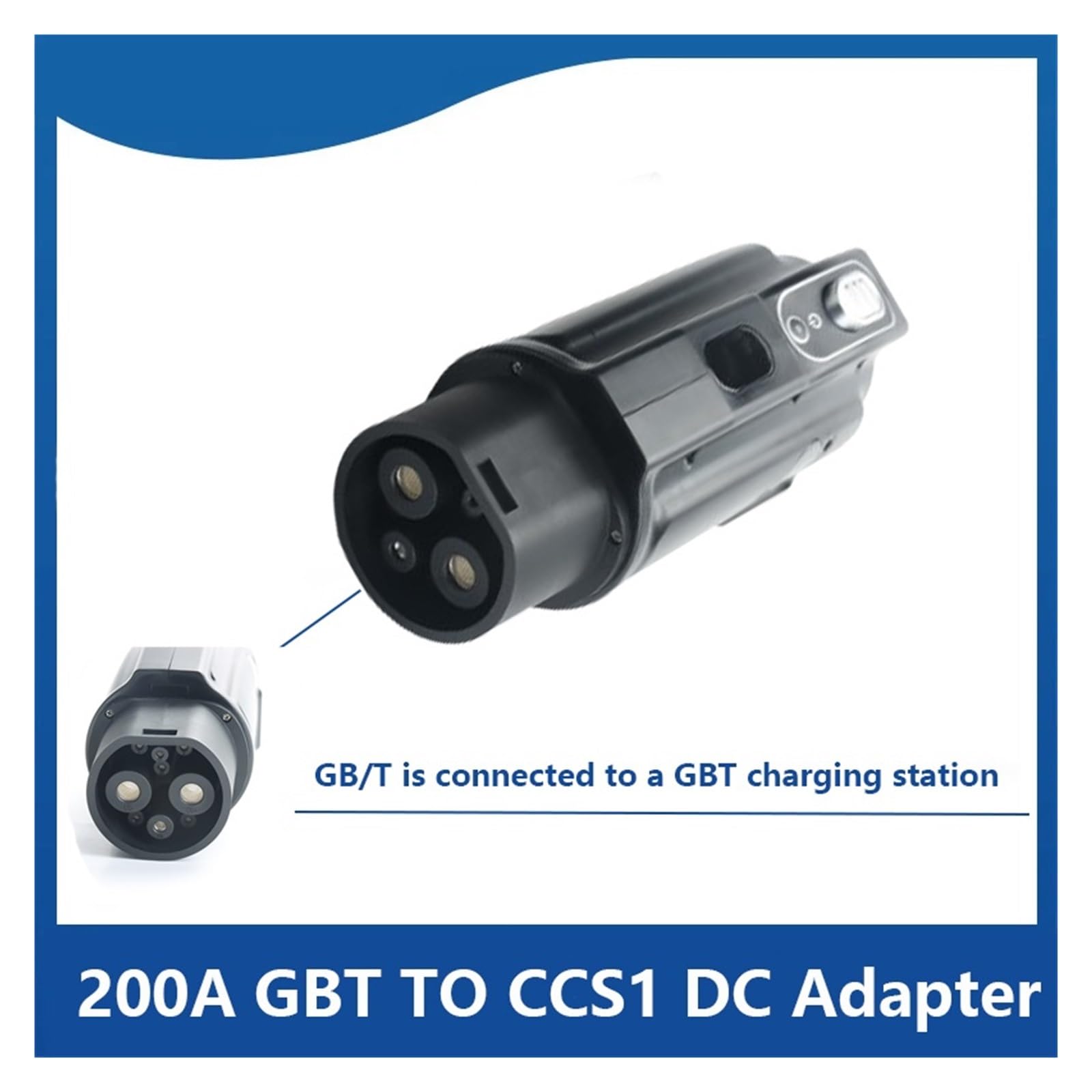 Car Adapter 200KW 200A 1000V Electric Vehicle Charger Station Adap